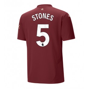 Billiga Manchester City John Stones #5 Tredjeställ 2024-25 Kortärmad